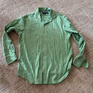 Polo Ralph Lauren Green Checkered Shirt